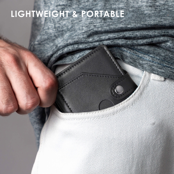 Men's Compact Pop-Up Wallet - BLACK - 4
